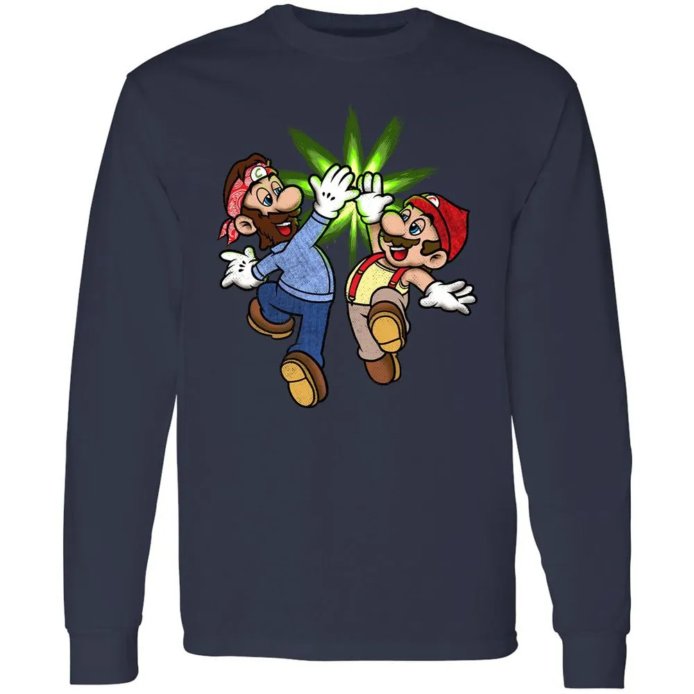 Long Sleeve T-Shirt - DJRV7U4Z - Navy - 2