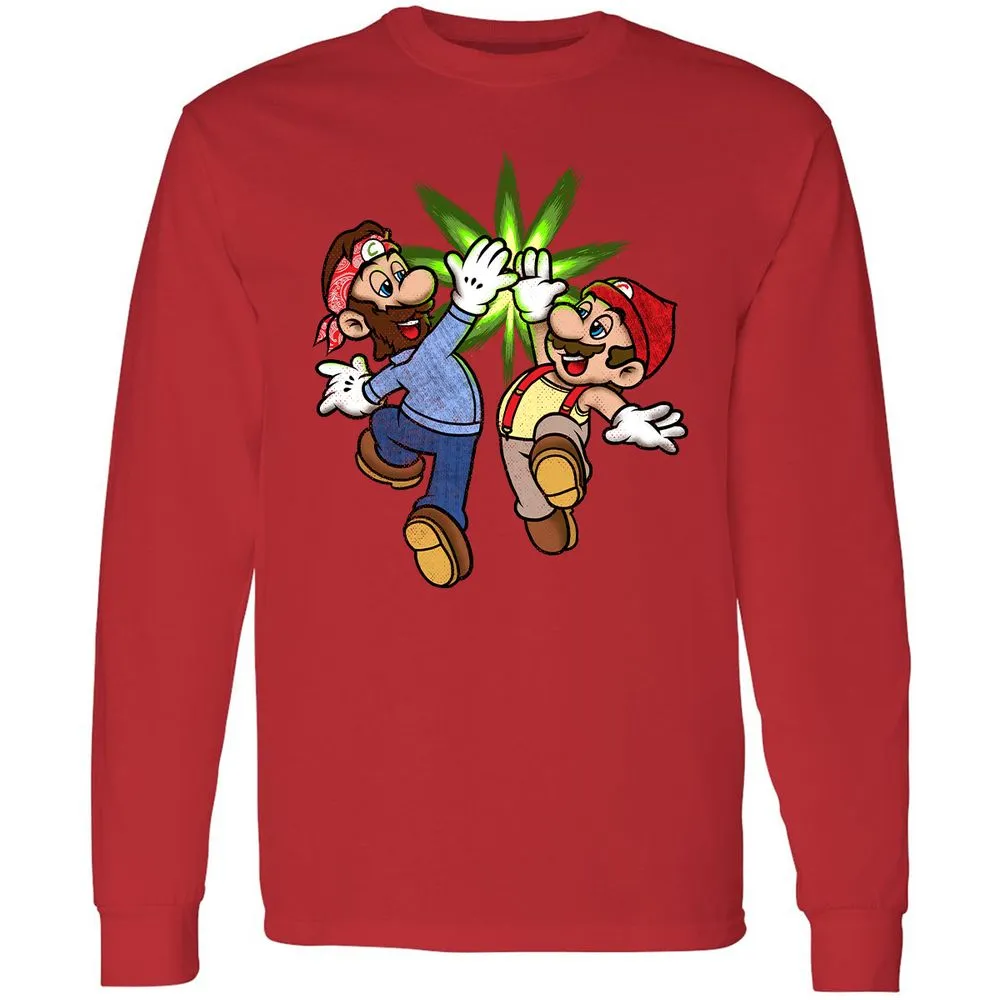 Long Sleeve T-Shirt - DJRV7U4Z - Red - 14