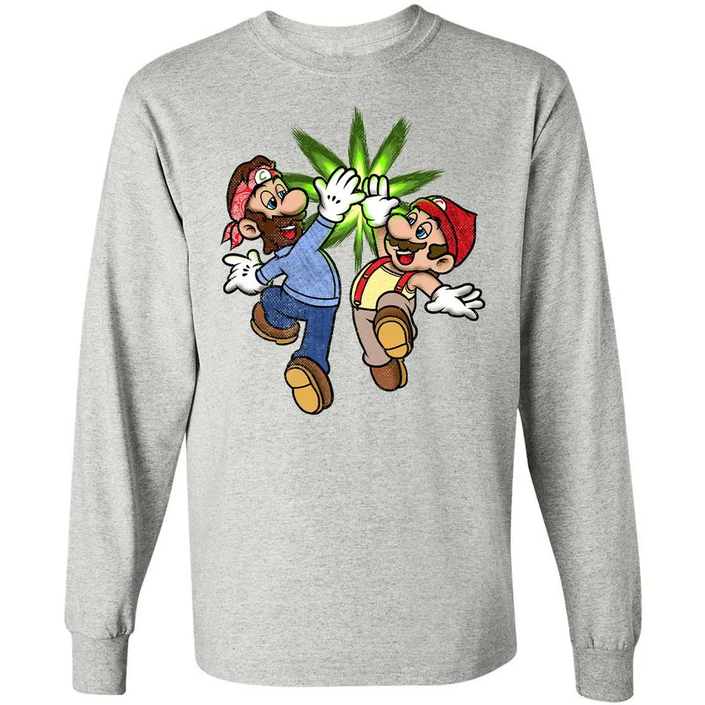 Long Sleeve T-Shirt - DJRV7U4Z - Ash - 7