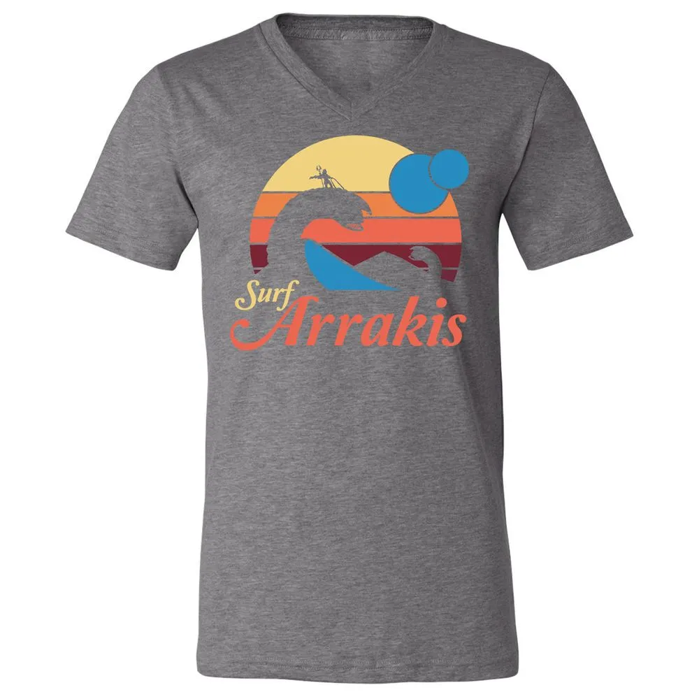 Unisex V-Neck T-Shirt - CBK8395W - Deep Heather - 13