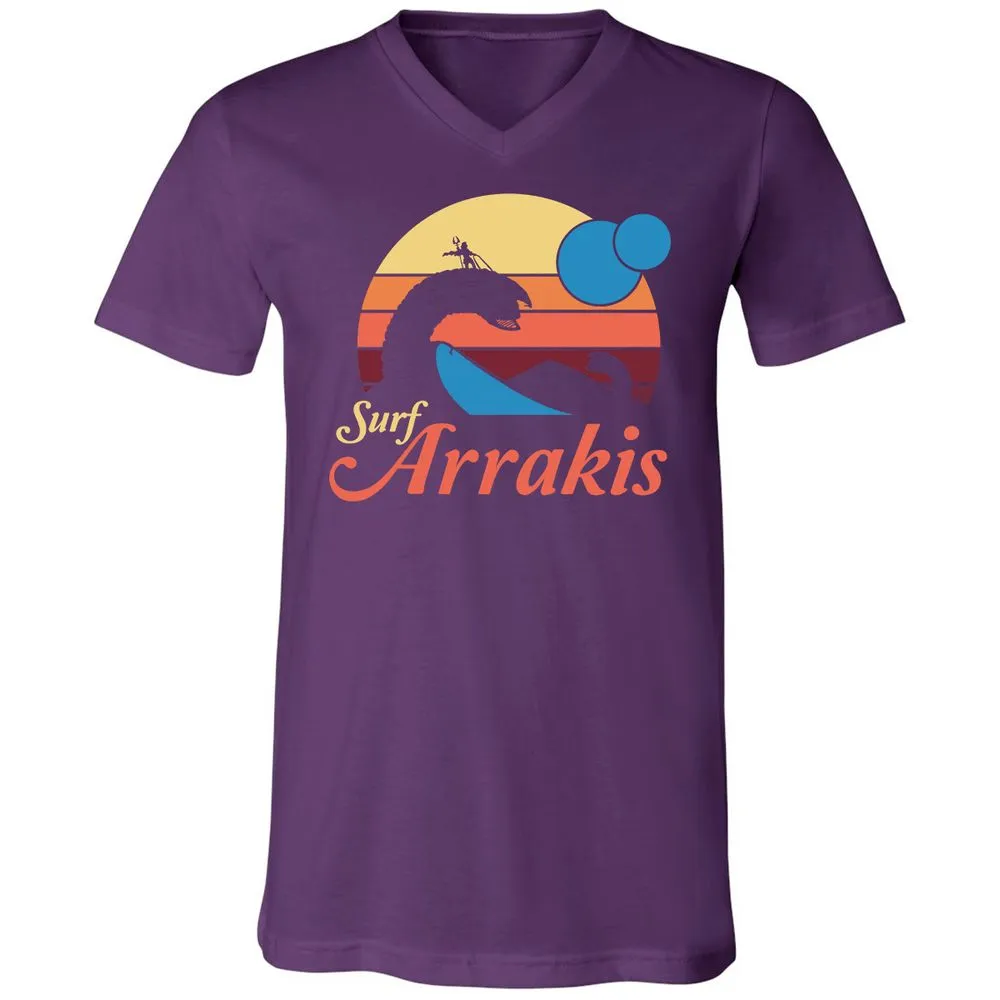 Unisex V-Neck T-Shirt - CBK8395W - Team Purple - 9