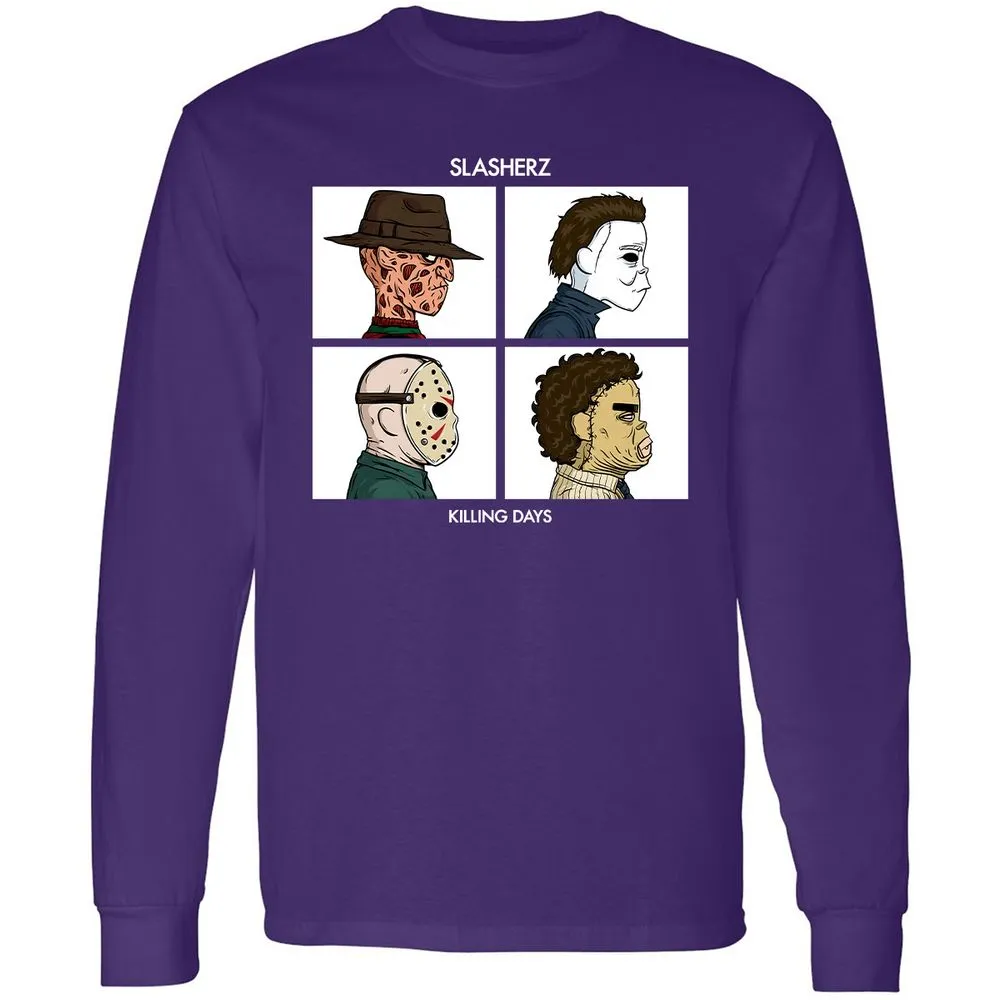 Long Sleeve T-Shirt - W7QWTZL2 - Purple - 13
