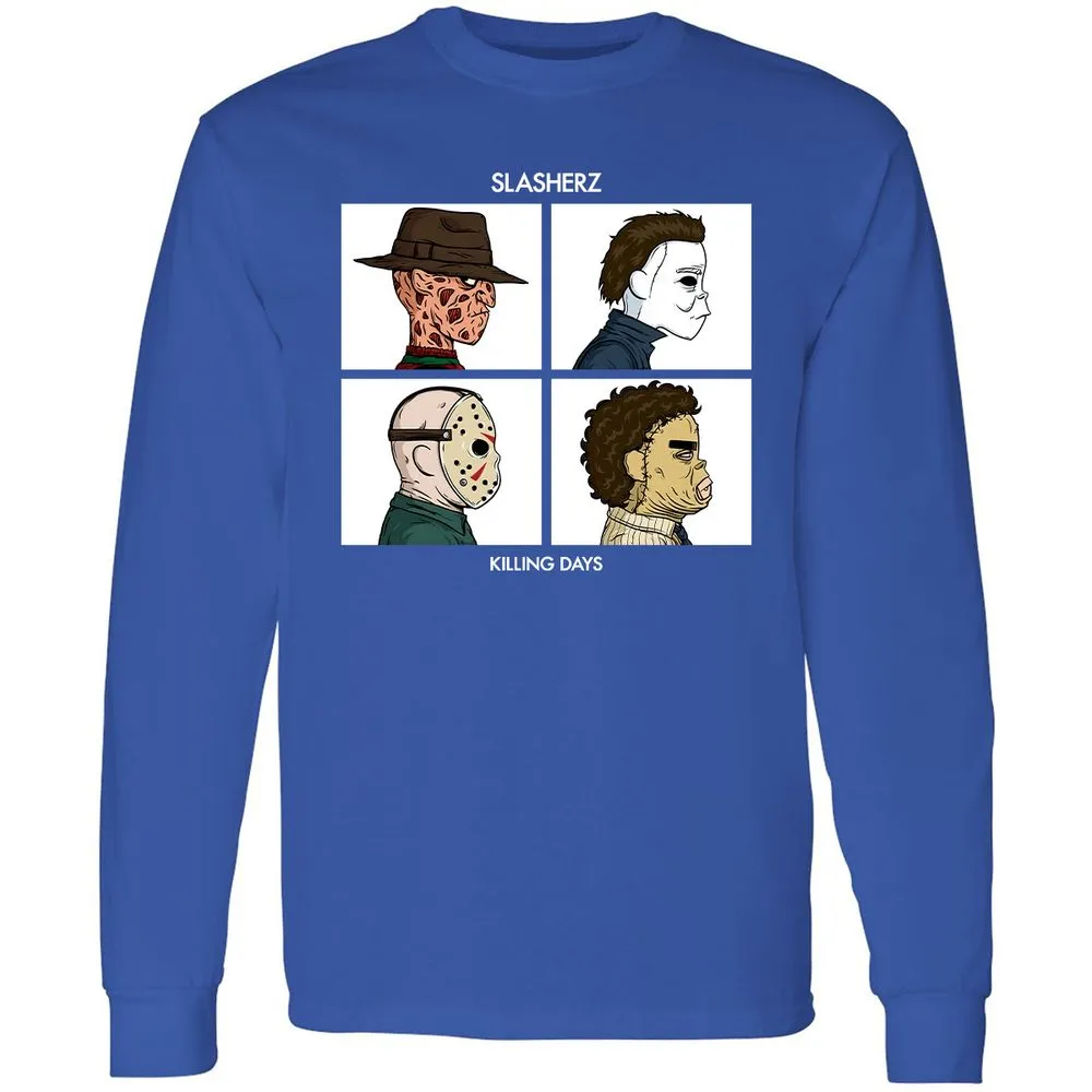 Long Sleeve T-Shirt - W7QWTZL2 - Royal - 8