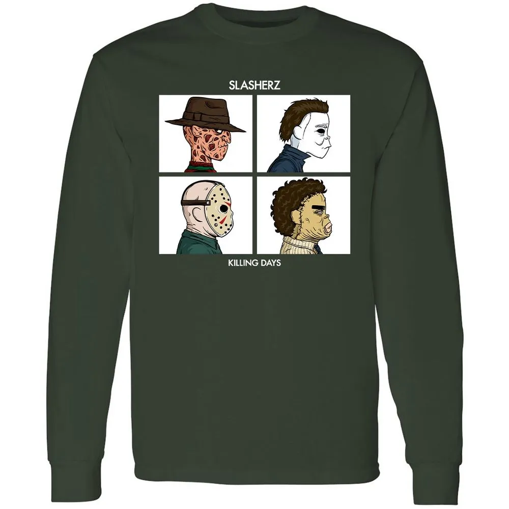 Long Sleeve T-Shirt - W7QWTZL2 - Forest Green - 4