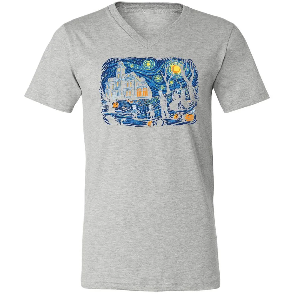 Unisex V-Neck T-Shirt - EK54WMC1 - Athletic Heather - 7