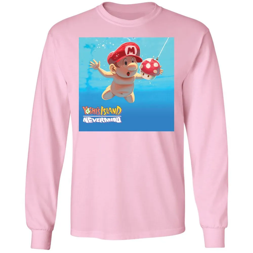 Long Sleeve T-Shirt - AZSKKE81 - Light Pink - 3