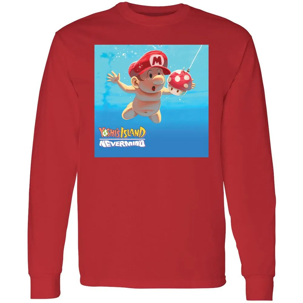 Long Sleeve T-Shirt - AZSKKE81 - Red - 14