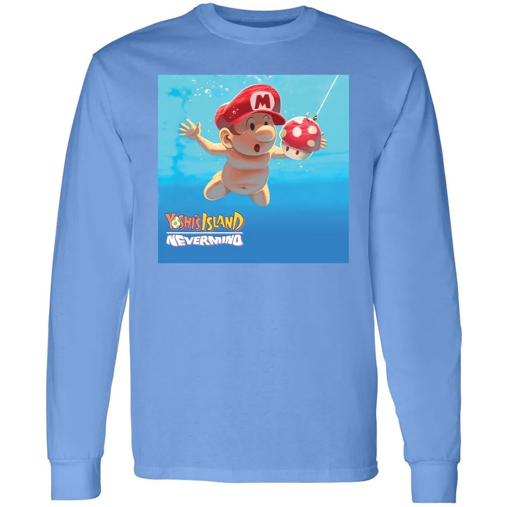 Long Sleeve T-Shirt - AZSKKE81 - Carolina Blue - 12