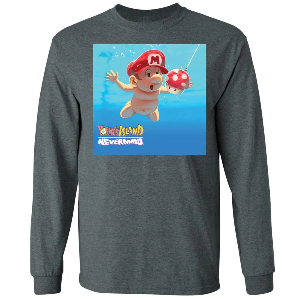 Long Sleeve T-Shirt - AZSKKE81 - Dark Heather - 15