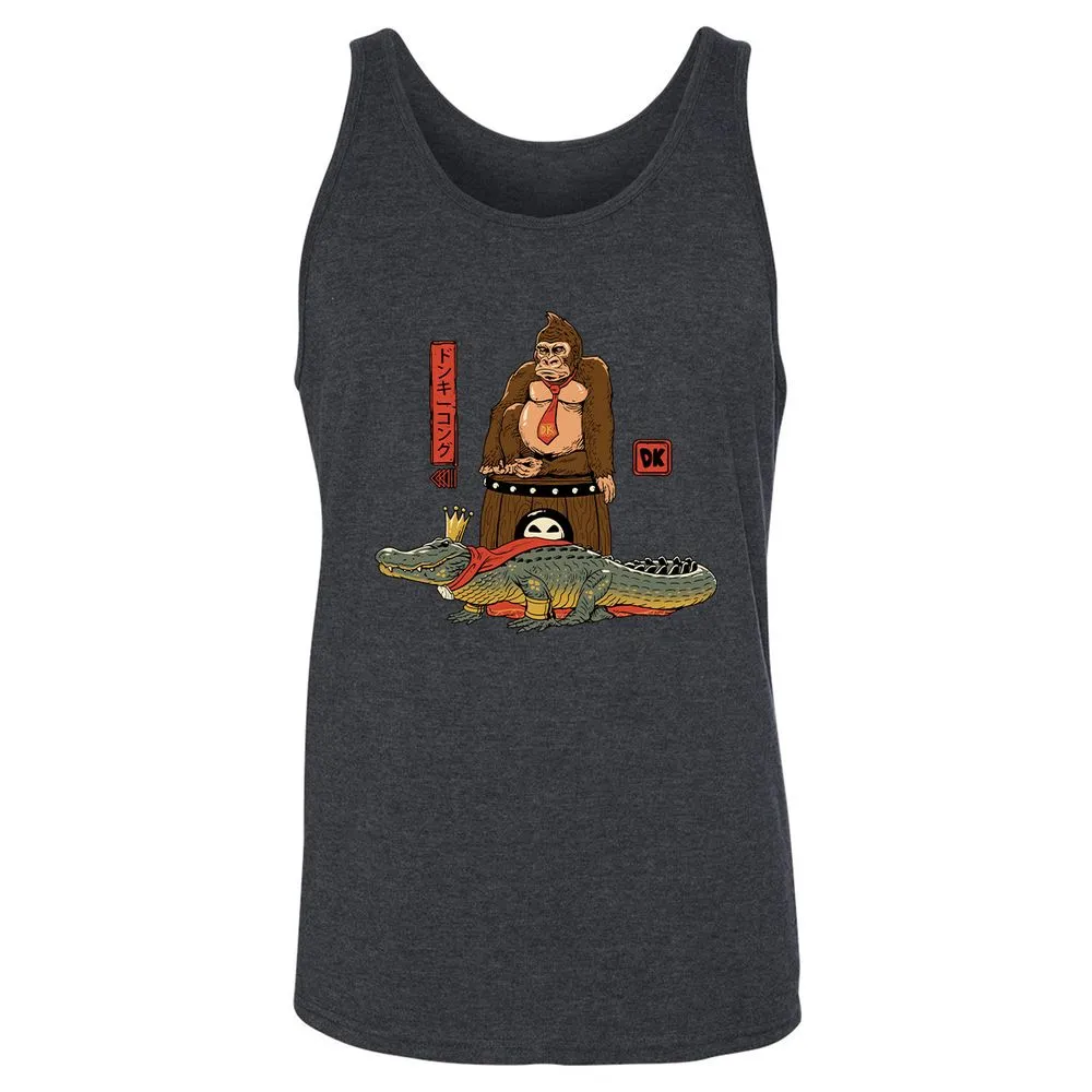 Unisex Jersey Tank - ZSMFGU35 - Dark Grey Heather - 6