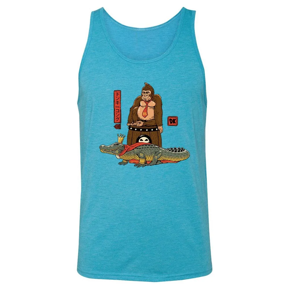 Unisex Jersey Tank - ZSMFGU35 - Aqua Triblend - 3