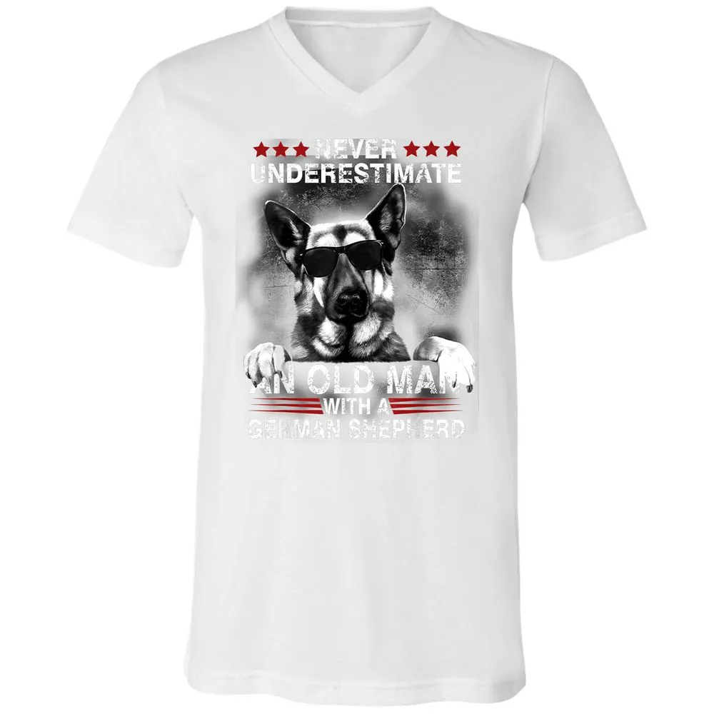 Unisex V-Neck T-Shirt - CRS5KBMZ - White - 5