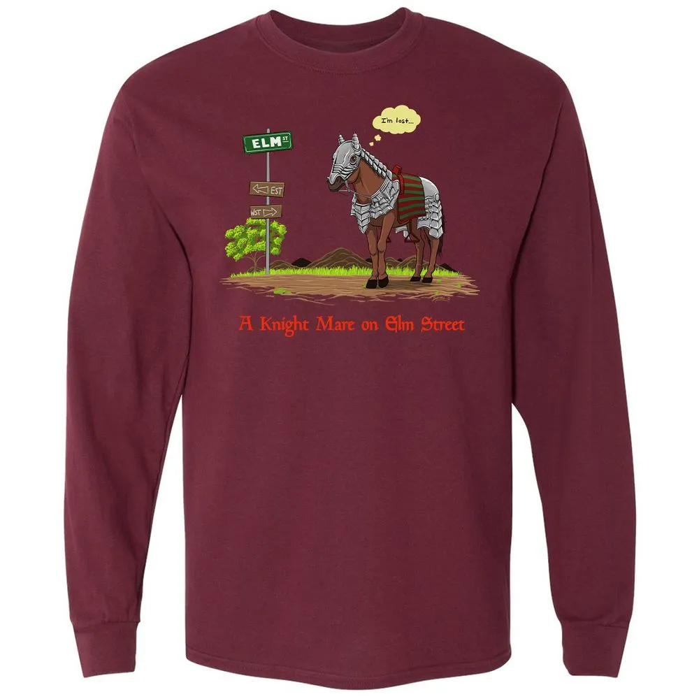 Long Sleeve T-Shirt - ZKMQQMWW - Maroon - 11