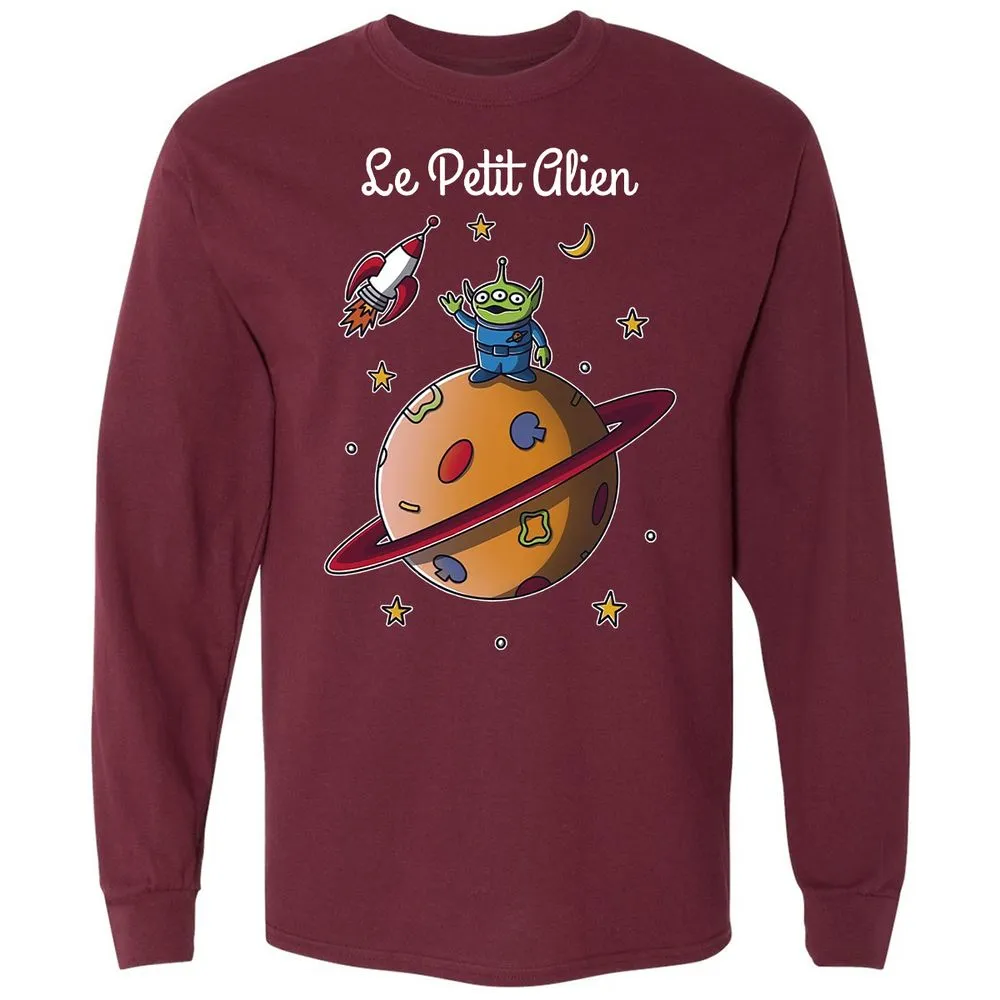 Long Sleeve T-Shirt - 7N58A7PL - Maroon - 11