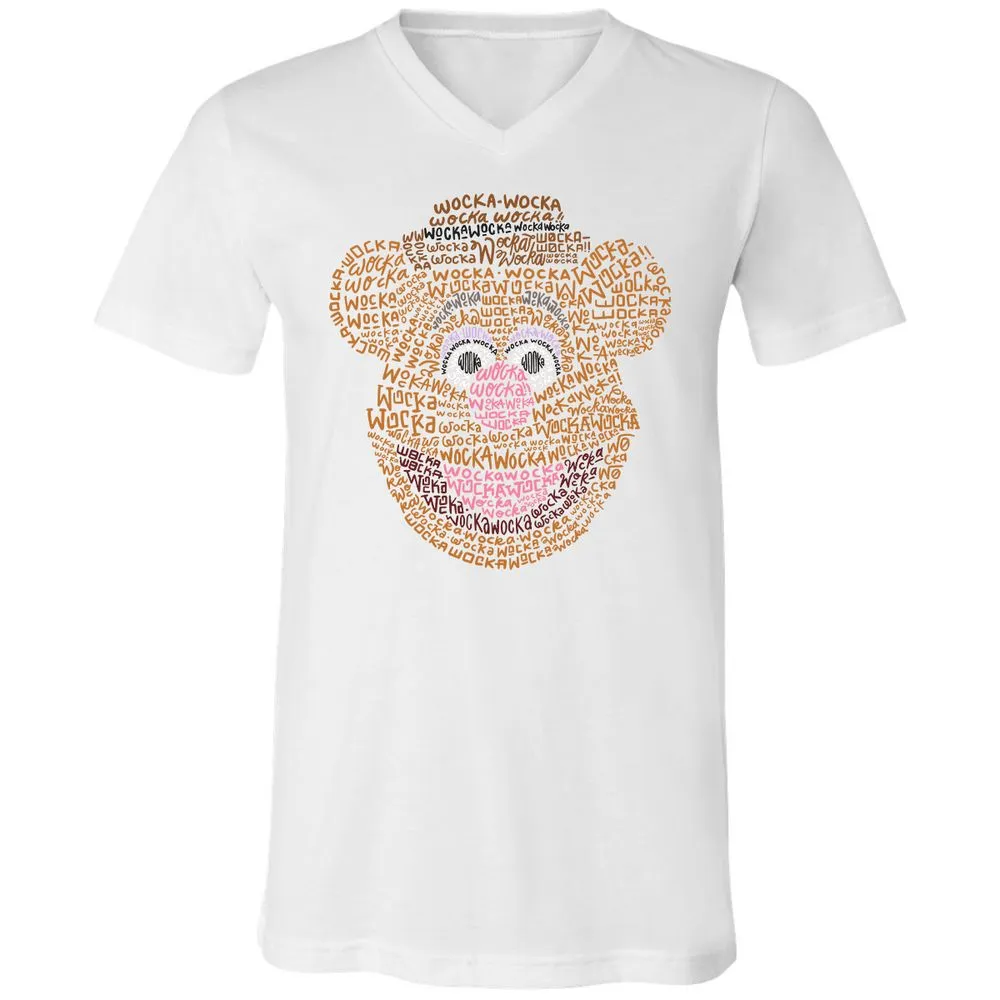 Unisex V-Neck T-Shirt - D1F4ABEG - White - 5