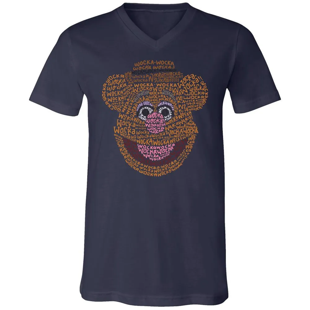 Unisex V-Neck T-Shirt - D1F4ABEG - Navy - 2