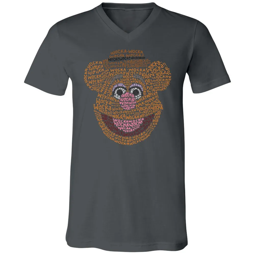 Unisex V-Neck T-Shirt - D1F4ABEG - Asphalt - 12
