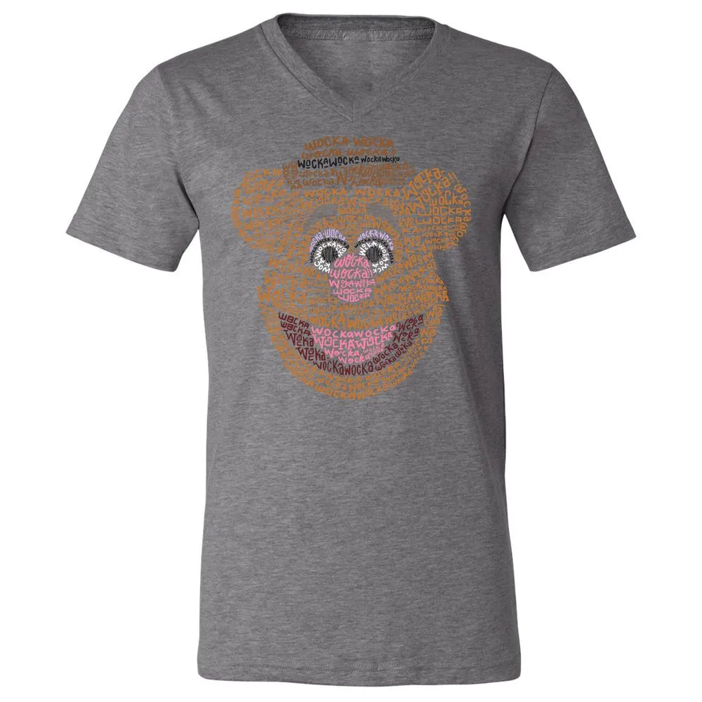Unisex V-Neck T-Shirt - D1F4ABEG - Deep Heather - 13