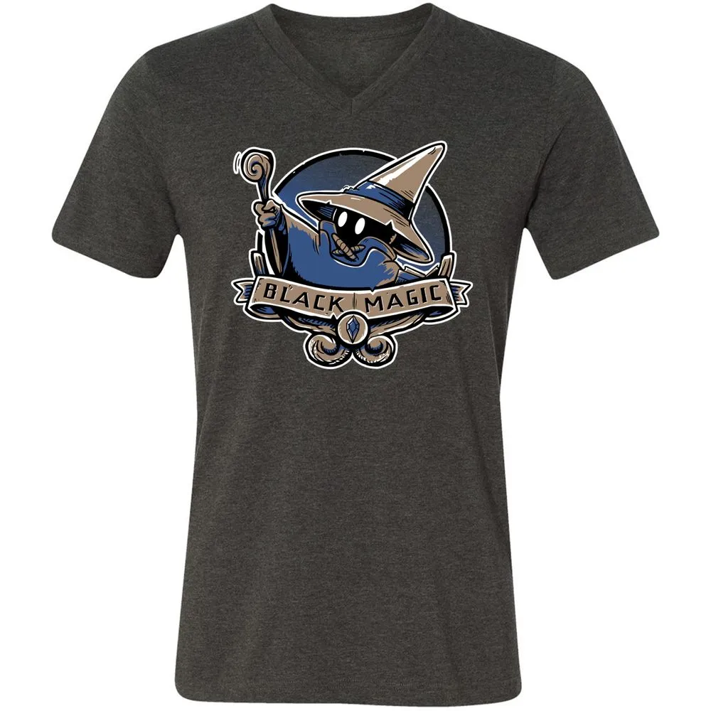 Unisex V-Neck T-Shirt - L2WH113T - Dark Grey Heather - 8