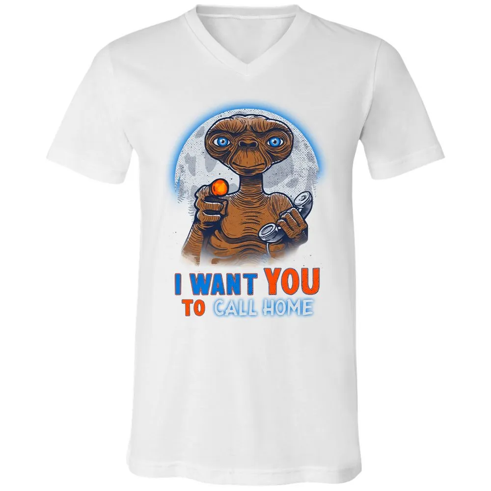 Unisex V-Neck T-Shirt - T2XW14X6 - White - 5