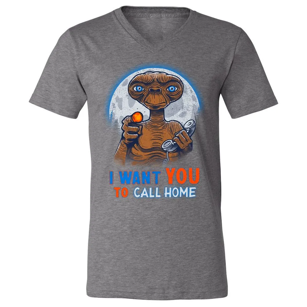 Unisex V-Neck T-Shirt - T2XW14X6 - Deep Heather - 13
