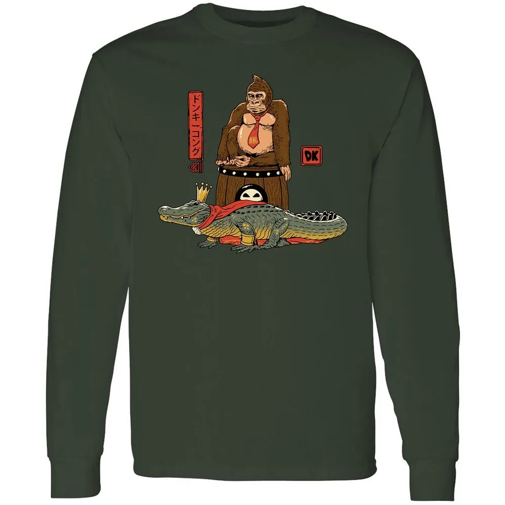 Long Sleeve T-Shirt - CA9M4FB2 - Forest Green - 4