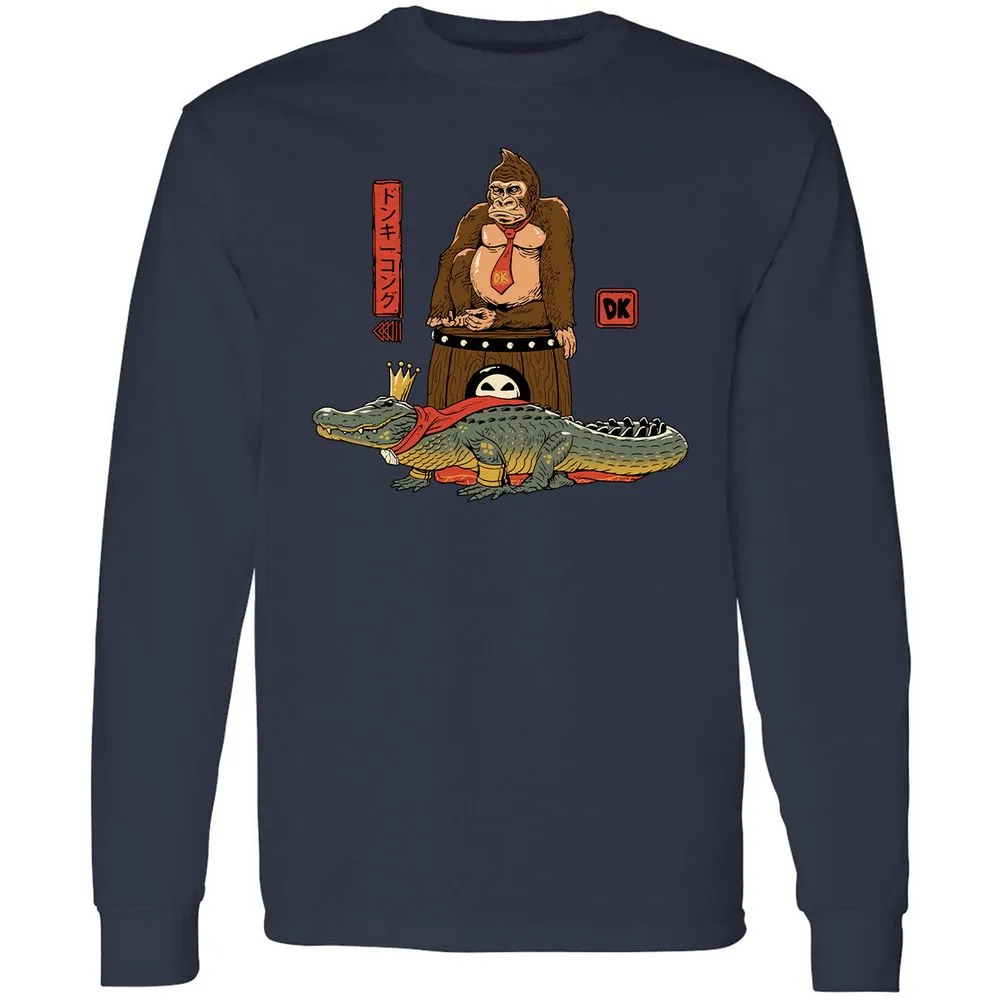 Long Sleeve T-Shirt - CA9M4FB2 - Navy - 2