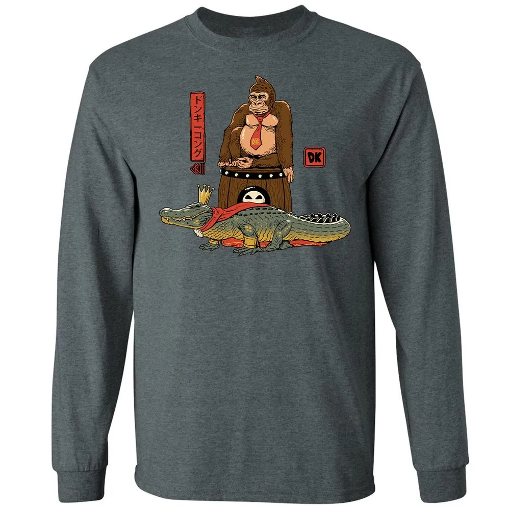 Long Sleeve T-Shirt - CA9M4FB2 - Dark Heather - 15