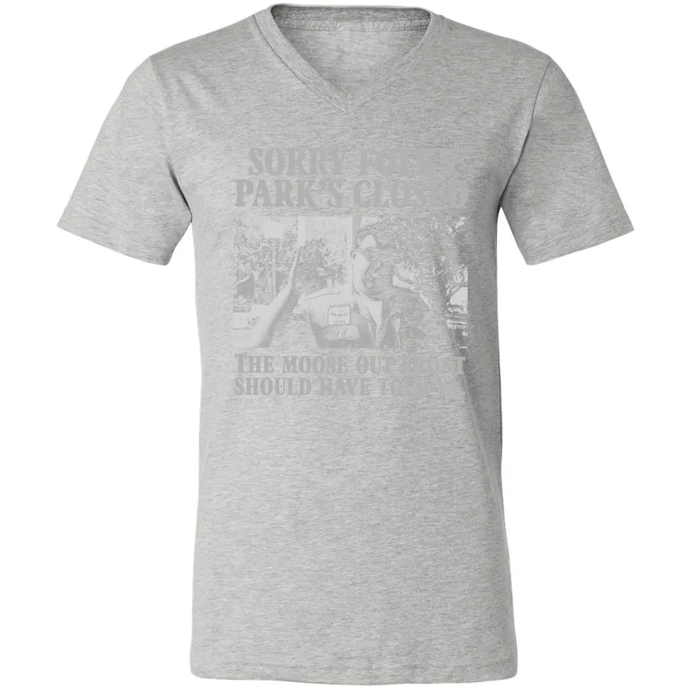 Unisex V-Neck T-Shirt - YQLHGB66 - Athletic Heather - 7