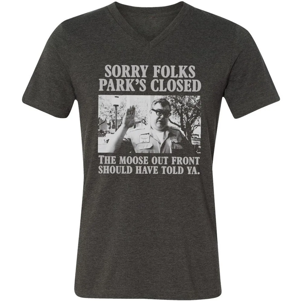 Unisex V-Neck T-Shirt - YQLHGB66 - Dark Grey Heather - 8