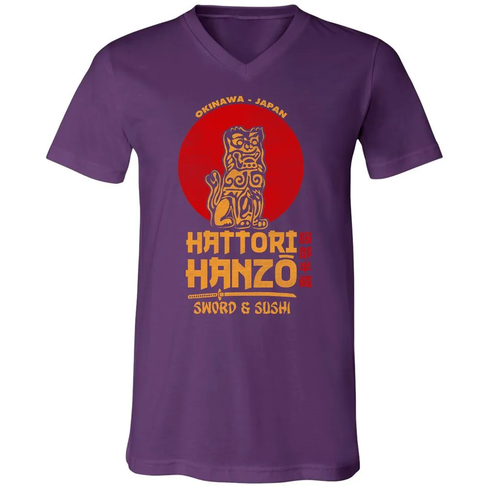 Unisex V-Neck T-Shirt - V3QV589B - Team Purple - 9