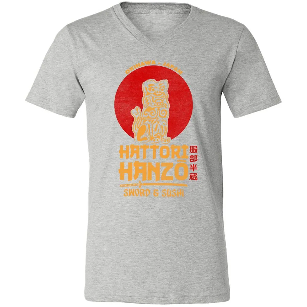 Unisex V-Neck T-Shirt - V3QV589B - Athletic Heather - 7