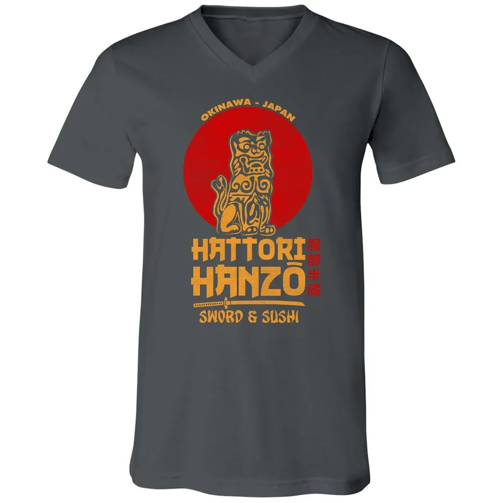 Unisex V-Neck T-Shirt - V3QV589B - Asphalt - 12