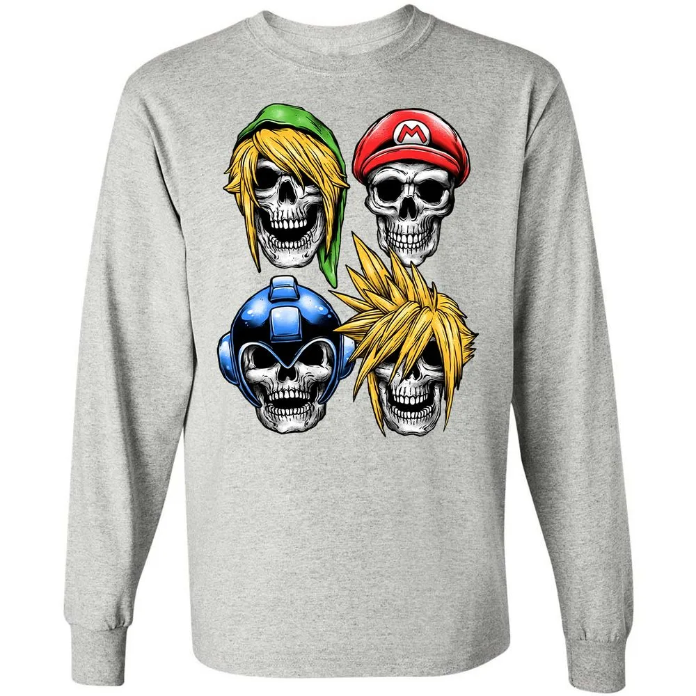 Long Sleeve T-Shirt - WGE2Y9FT - Ash - 7
