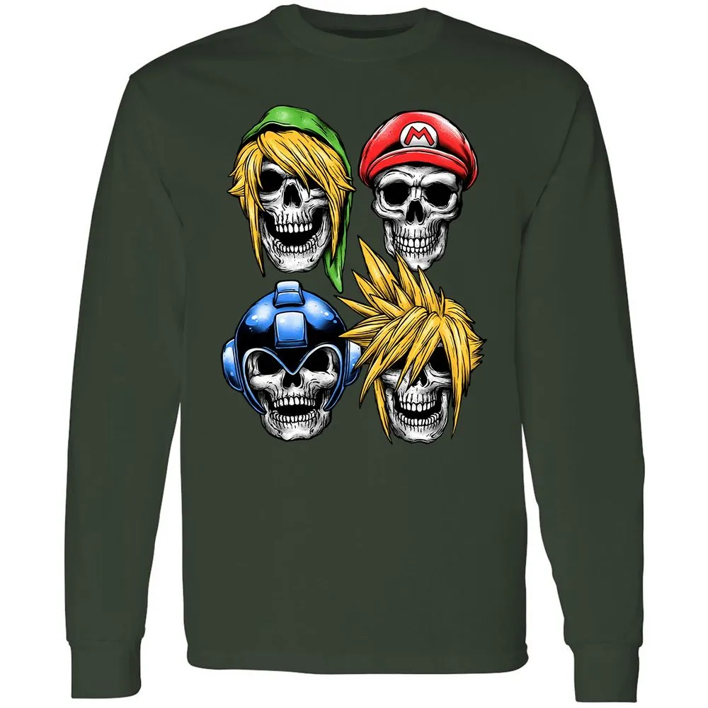 Long Sleeve T-Shirt - WGE2Y9FT - Forest Green - 4