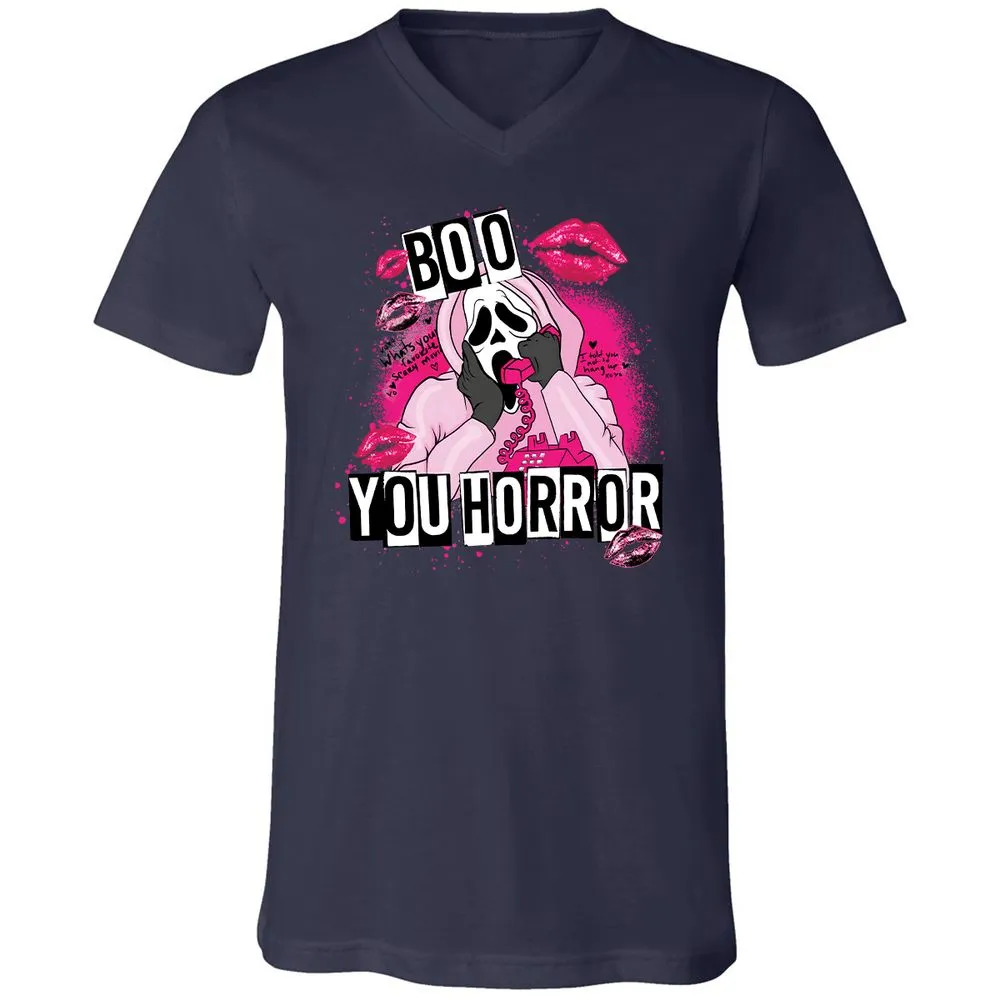 Unisex V-Neck T-Shirt - A3A8Q1EJ - Navy - 2