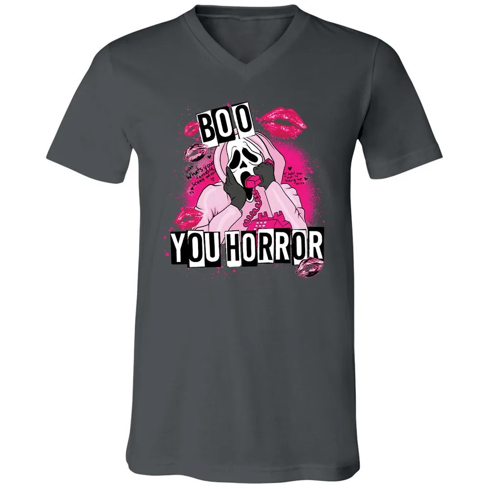 Unisex V-Neck T-Shirt - A3A8Q1EJ - Asphalt - 12