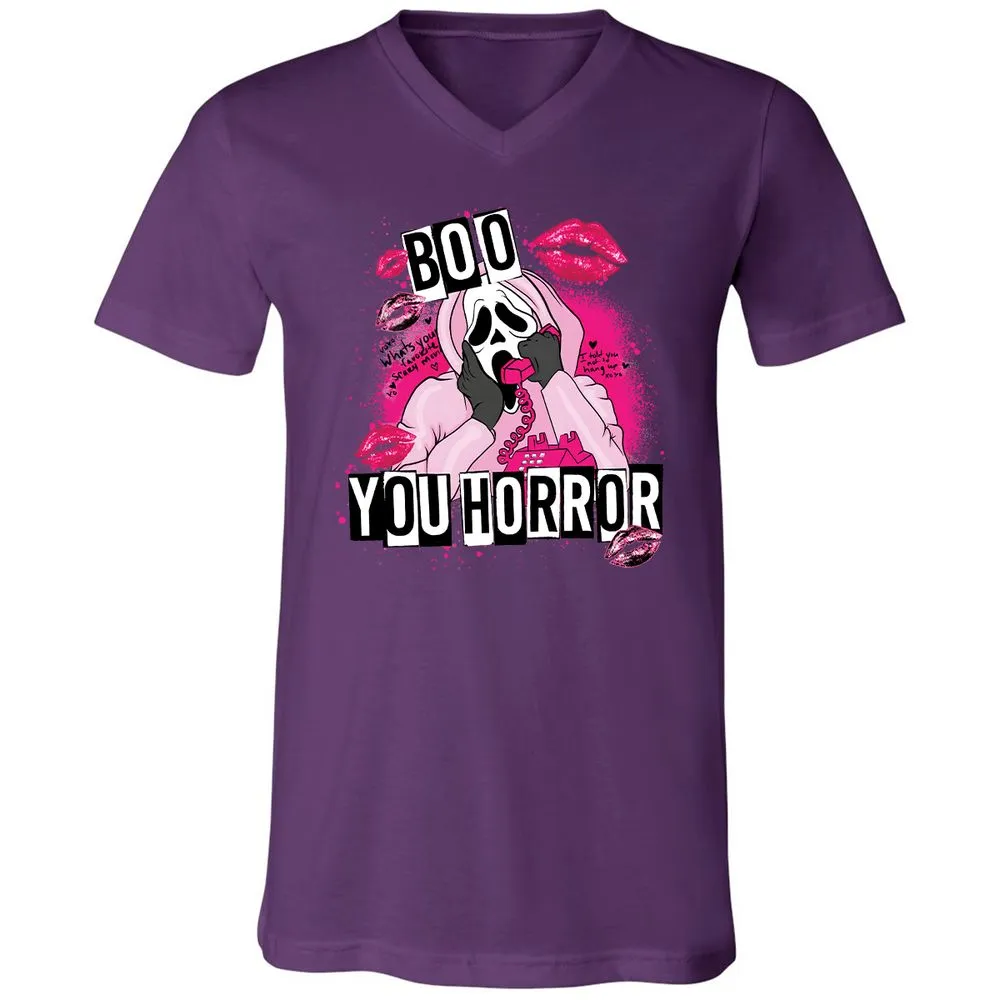 Unisex V-Neck T-Shirt - A3A8Q1EJ - Team Purple - 9