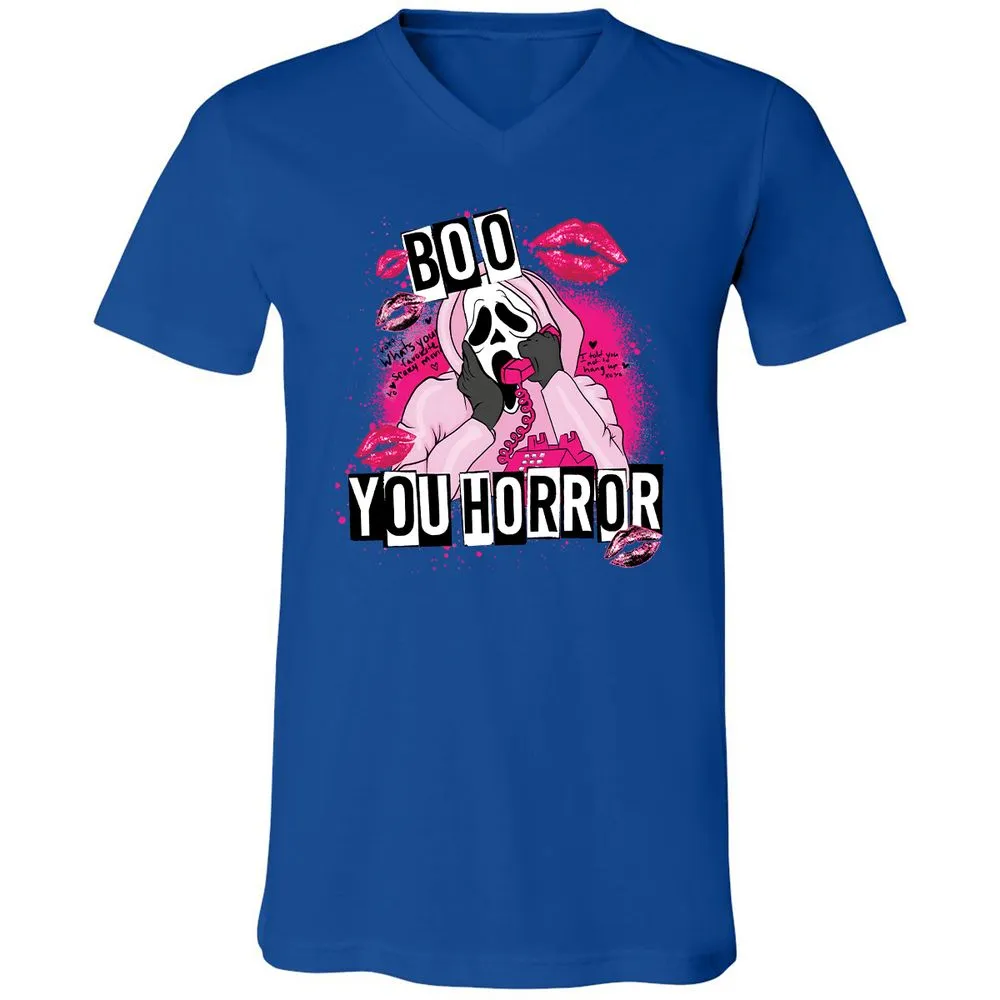 Unisex V-Neck T-Shirt - A3A8Q1EJ - True Royal - 4