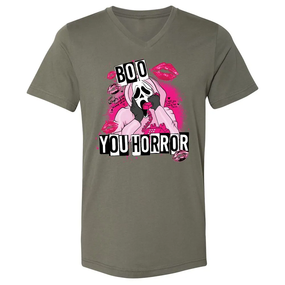 Unisex V-Neck T-Shirt - A3A8Q1EJ - Military Green - 10