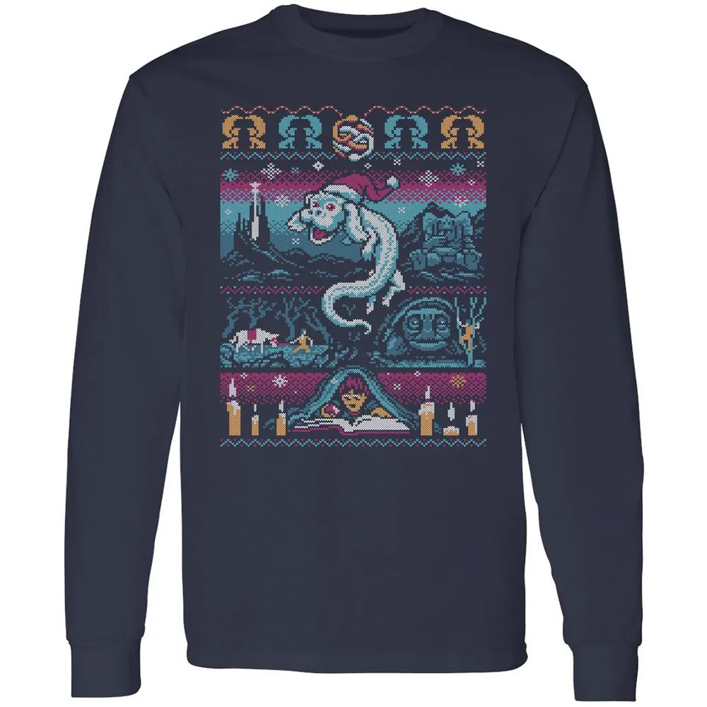 Long Sleeve T-Shirt - 2L1JP73Y - Navy - 2