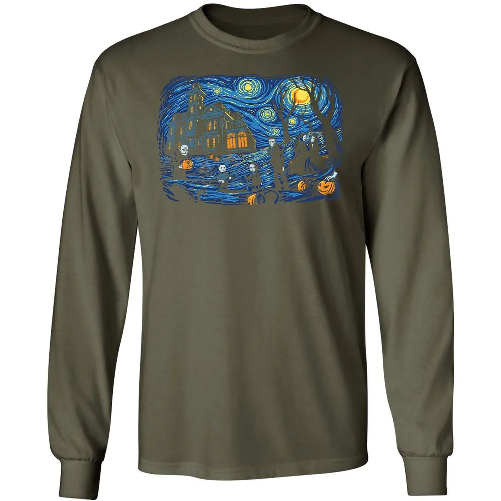 Long Sleeve T-Shirt - E9W7VKMY - Military Green - 16