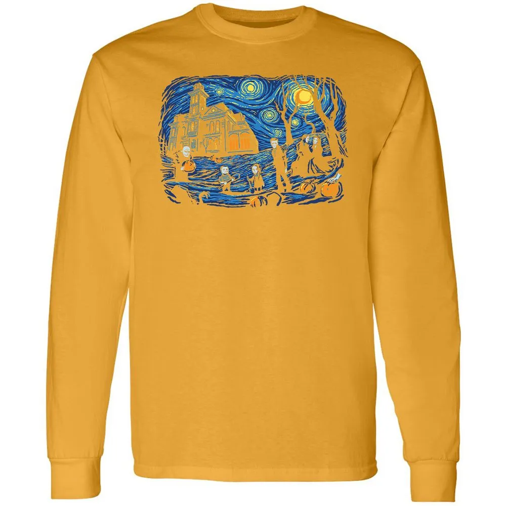 Long Sleeve T-Shirt - E9W7VKMY - Gold - 9