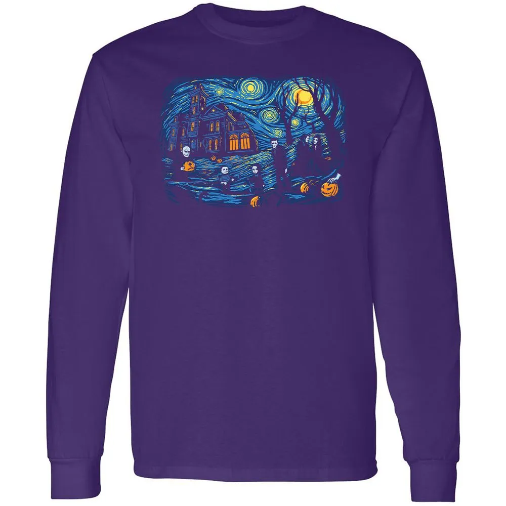 Long Sleeve T-Shirt - E9W7VKMY - Purple - 13