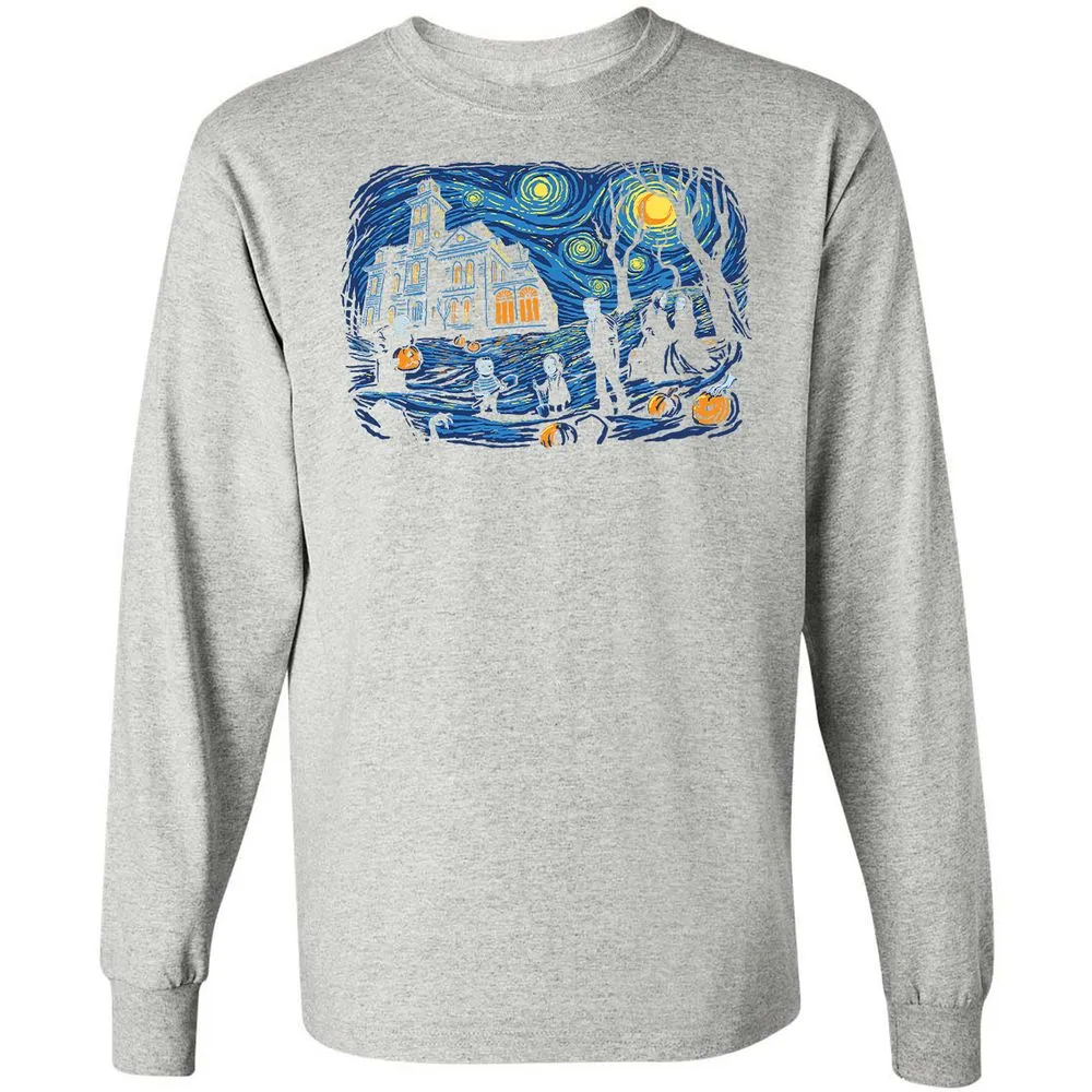 Long Sleeve T-Shirt - E9W7VKMY - Ash - 7