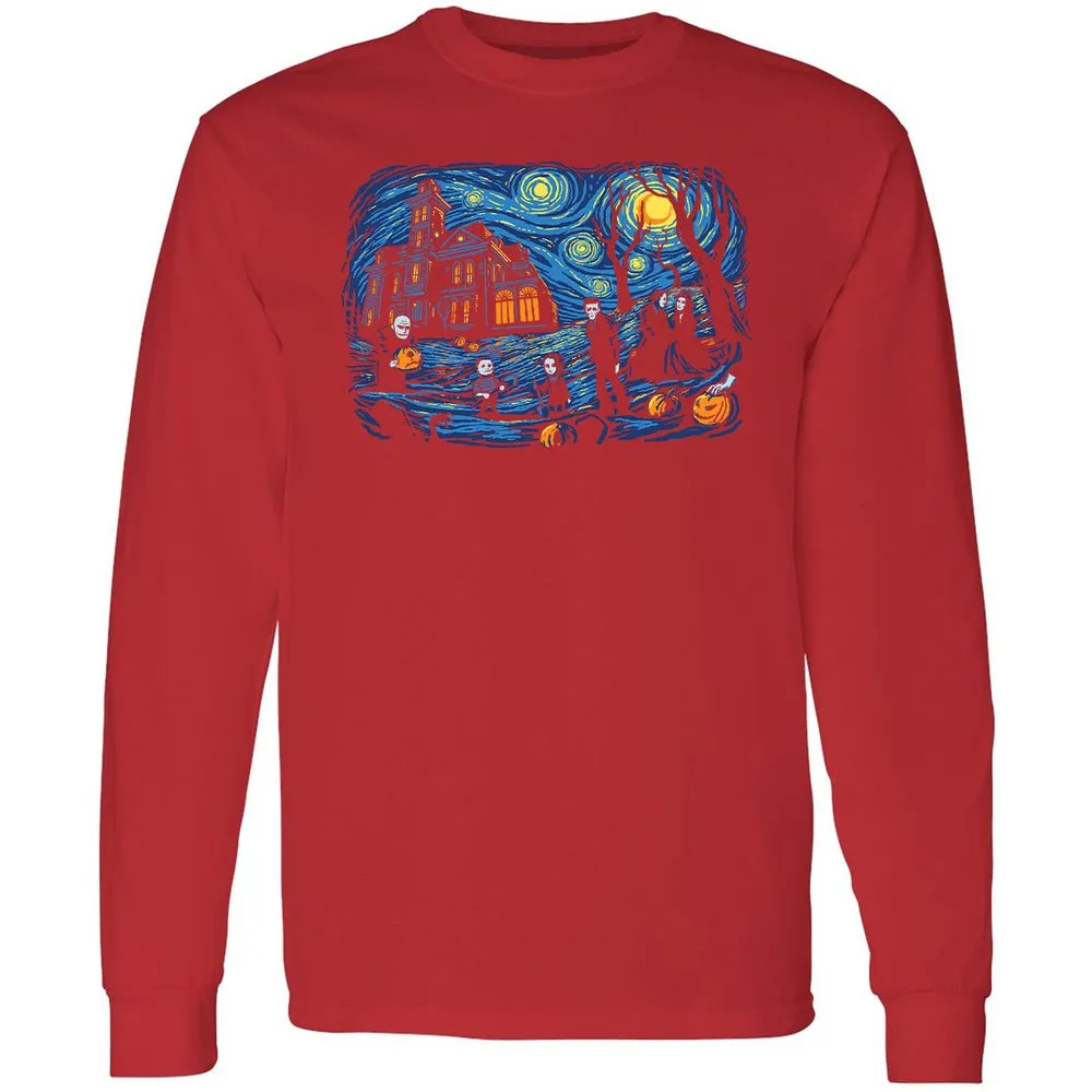 Long Sleeve T-Shirt - E9W7VKMY - Red - 14
