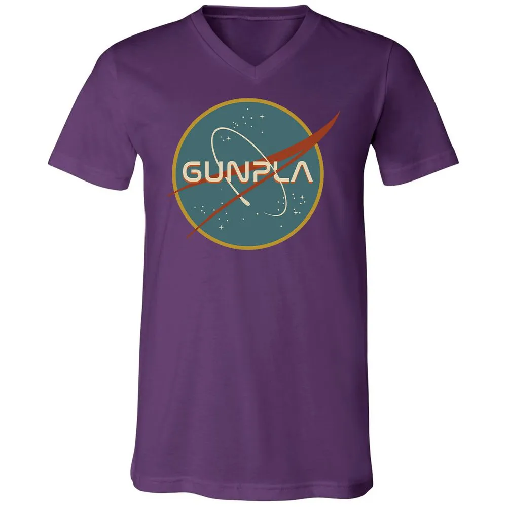 Unisex V-Neck T-Shirt - RKJS7137 - Team Purple - 9