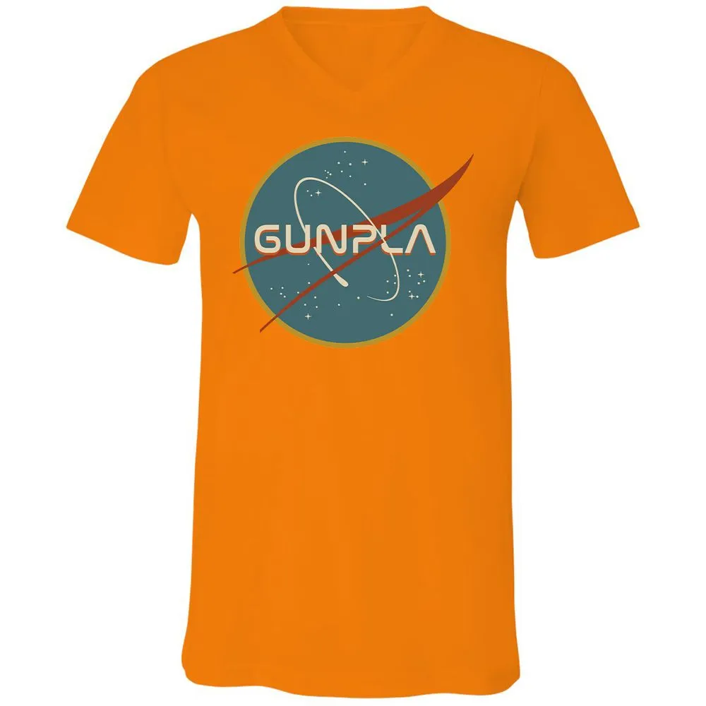 Unisex V-Neck T-Shirt - RKJS7137 - Orange - 11
