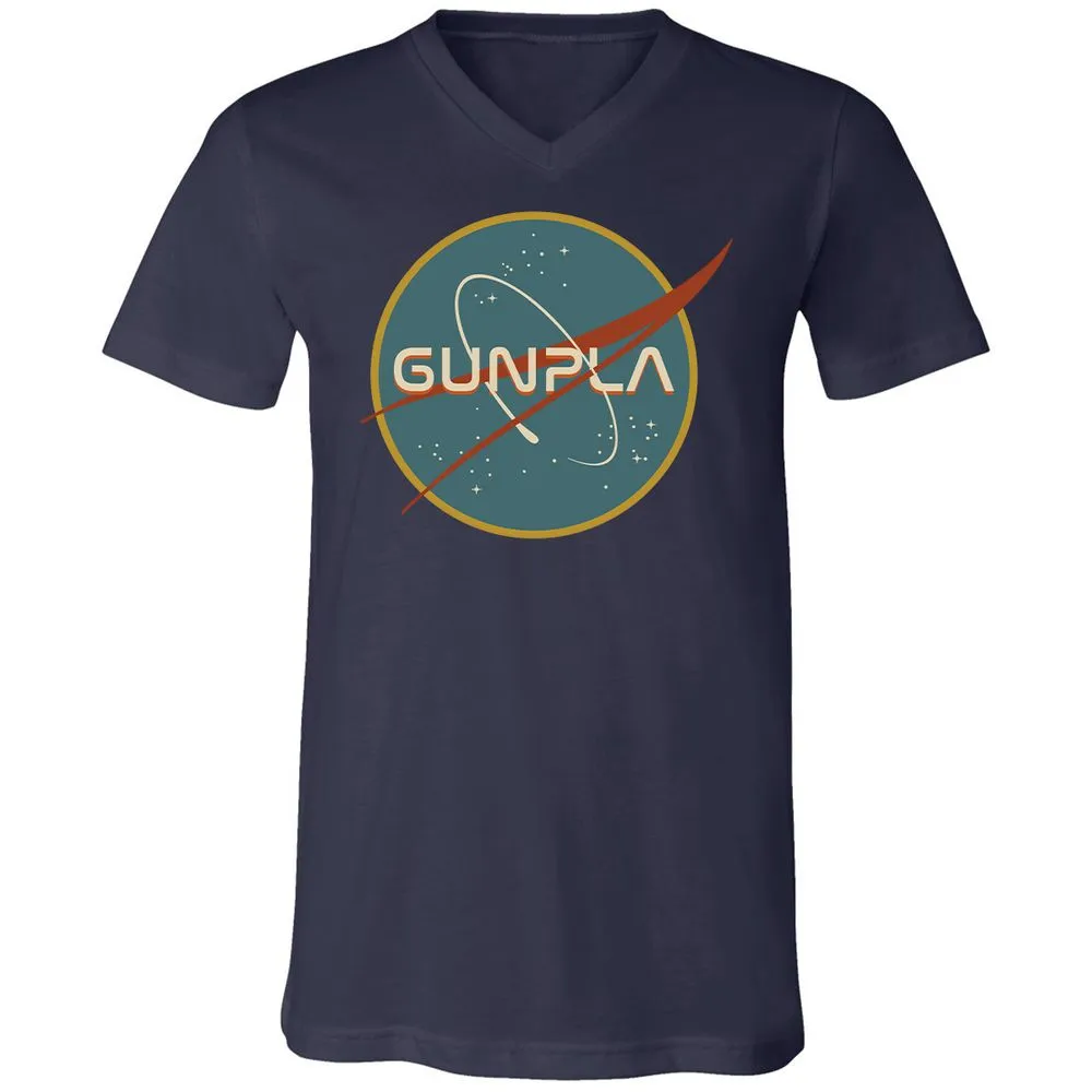 Unisex V-Neck T-Shirt - RKJS7137 - Navy - 2