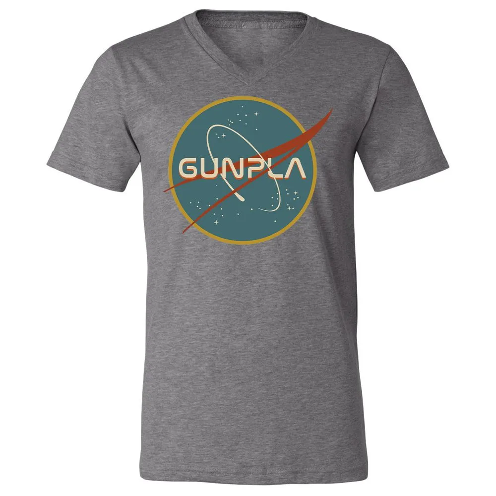 Unisex V-Neck T-Shirt - RKJS7137 - Deep Heather - 13